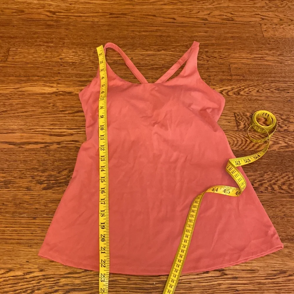 SAVVI Retired Small Peach Cross Back Padded Shelf Bra KUMA Tank Top - Picture 8 of 11